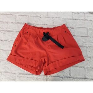 Lululemon Spring Break Away Short Size 6 Alarming Red 3" inseam Athleisure